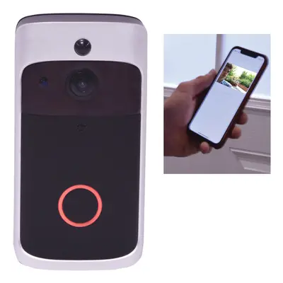 Smart HD Video Wireless WI FI Doorbell & Mic Android Phone IOS Device