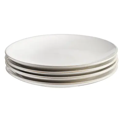 Cooks Professional Nordic Stoneware Set of Dinner Plates in White