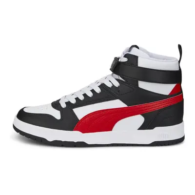 PUMA Men's RBD GAME Sneaker Puma White-High Risk Red-Puma Black-Puma