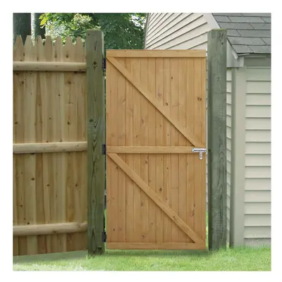 (91cm W x 183cm H) Pine Wood Garden Gate with Latch