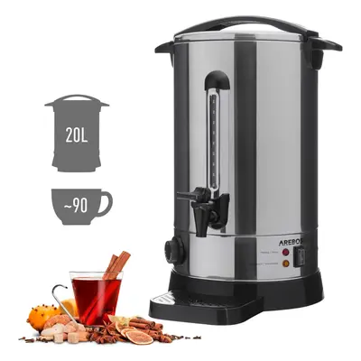 AREBOS Electric Catering Hot Drink Dispenser Mulled Wine Dispenser with Timer and Thermostat sta