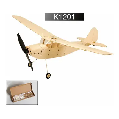 (K1201) 445mm Wingspan Balsa Wood Tainer Beginner RC Airplane Kit With Power Combo