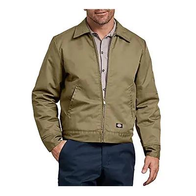 Dickies Mens Big-Tall Insulated Eisenhower Jacket Khaki Large Tall