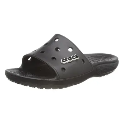 Crocs Unisex Classic Slide Sandals Black Men/12 Women