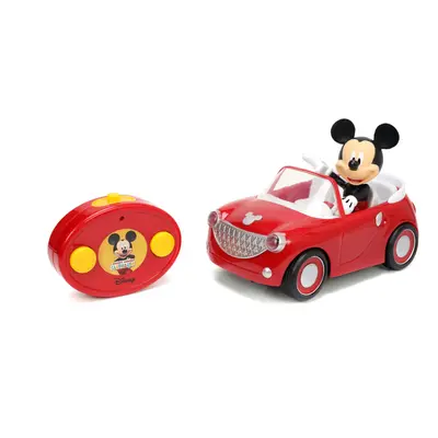 Jada Toys Disney Junior Mickey Mouse Clubhouse Roadster RC Car Red 7"