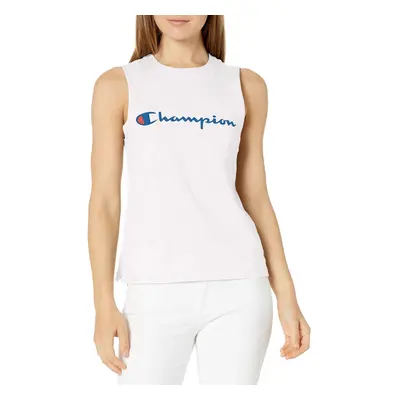 Champion Women's Muscle Tank White Medium