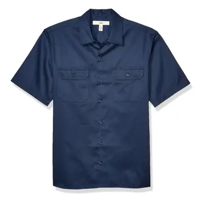 Amazon Essentials Mens Short-Sleeve Stain and Wrinkle-Resistant Work