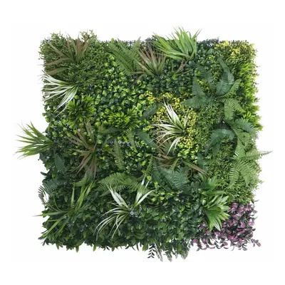 Artificial Green Living Wall Hedge Plant Panel 100x100cm