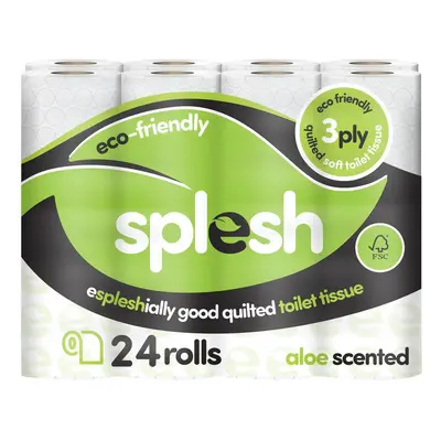 Splesh by Cusheen Toilet Roll Bulk Buy (24 Pack)