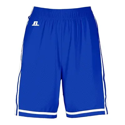 Russell 4B2VTX.ROW.XL Ladies Legacy Basketball Shorts, Royal & White - Extra Large