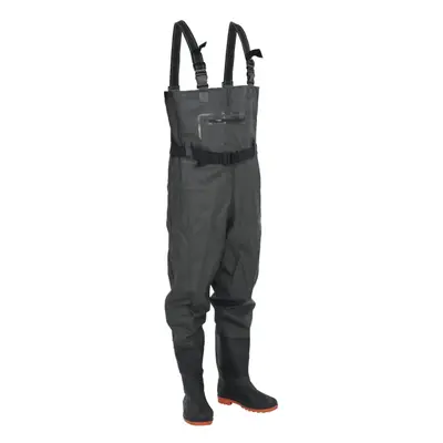 (dark green, 40) vidaXL Chest Waders with Boots and Belt Waterproof Hunting Fishing Waders