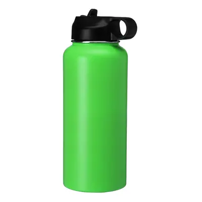 (Green) Women 946ML Portable Stainless Steel Thermos Vacuum Cup Outdoor Camping Traveling Water 