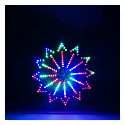 DIY Colorful LED Automatic Rotating Ferris Wheel Kit Electronic Components Diy Music Spectrum Pr