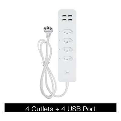 Smart Wifi Brazil Standard Socket Outlets + USB Charging Port App Remote Control Works with Alex