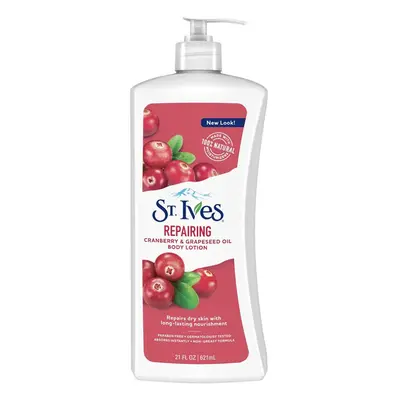 St. Ives Repairing Body Lotion Cranberry and Grapeseed Oil oz pack of (811500735)