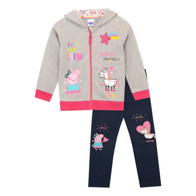 Peppa Pig Girls' Unicorns Hoody and Leggings Set Size 3T Multicolored