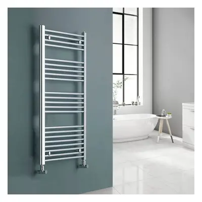 1200mm x 600mm Chrome Heated Towel Warmer Ladder Rail