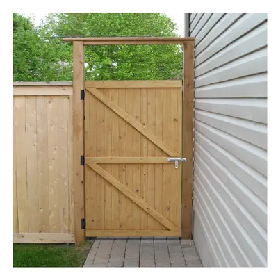 183cm Pine Wood Garden Gate with Latch