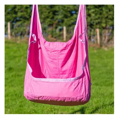 (Pink) Rebo Children's Hanging Cocoon Pod Chair Hammock Swing Seat - Perfect for Swing Sets and 