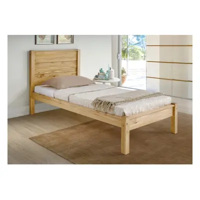 Barton 3ft Single Slatted Bed Frame Solid Waxed Pine