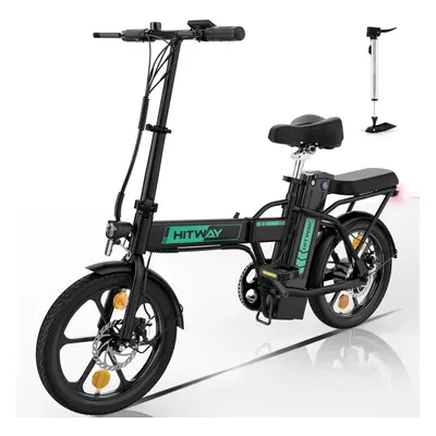 HITWAY E-Bike Removable Battery Foldable City Bikes Range 35-90KM