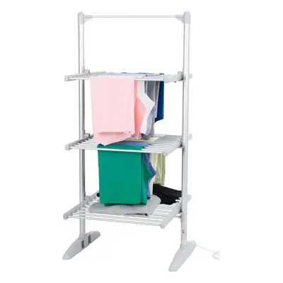 Daewoo Electric 3-Tier Heated Clothes Dryer Airer to Dry Clothing with Energy & Space Saving Des