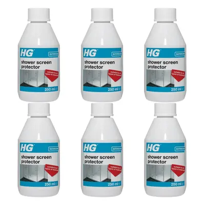 HG Shower Screen Protector, Bathroom Protector, 250ml (476030106) (Pack of 6)