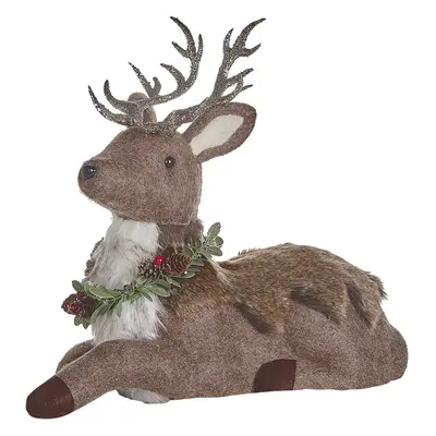 Decorative Figurine Reindeer cm Brown TAPIO