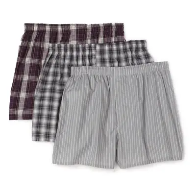 Fruit of the Loom Menslow rise collection woven boxer Assorted SmallPack of