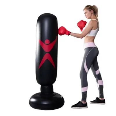 160cm Inflatable Boxing Tumblers Adult Children Boxing Column Training Sandbag PVC Fitness Boxin