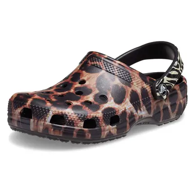 Crocs Unisex-Adult Classic Animal Print Clogs | Zebra and Leopard Shoe