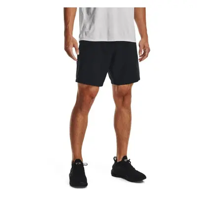 Under Armour Men's Woven Graphic Shorts (001) / Black/White Large