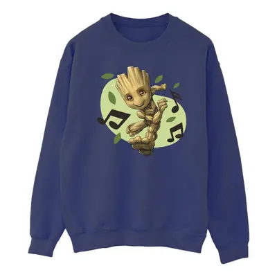 (4XL, Navy Blue) Marvel Mens Guardians Of The Galaxy Groot Musical Notes Sweatshirt