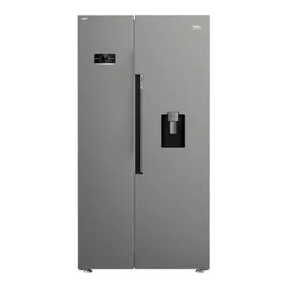 Beko ASD2542VX HarvestFresh American Style Fridge Freezer - Water Dispenser