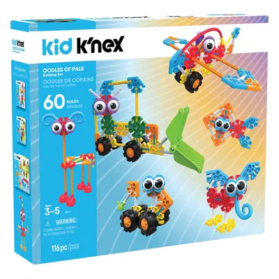 Kid K'NEX Oodles of Pals Building Set - Pieces - Ages 3+