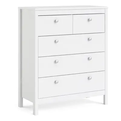 (White) Madrid Chest 3+2 drawers