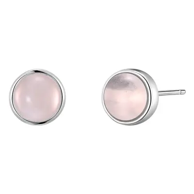 Rose Quartz Stud Earrings