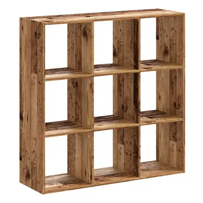 (old wood, x x cm) vidaXL Bookcase Bookshelf Book Rack Storage Cabinet Engineered Wood