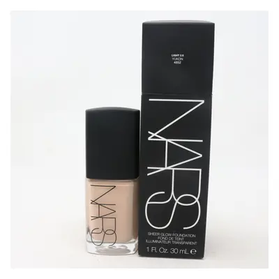 (Light 2.5 Yukon) Nars Sheer Glow Face Foundation 1oz/30ml New In Box (Choose Your Shade)