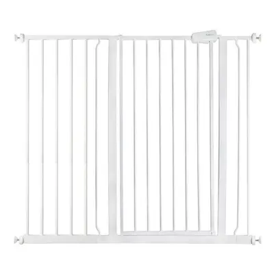 (White, 113.8cm - 121.4cm) Safetots Extra Tall Pressure Fit Gate