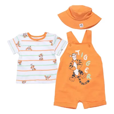 Disney Winnie the Pooh Tigger Baby Boys Piece Set: Overalls T-Shirt