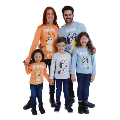 Bluey Little Boys Matching Family Long Sleeve TShirt