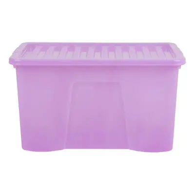 Wham Crystal Liter Plastic Storage Box With Lid x x cm - (Pack of 5)