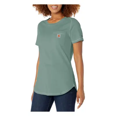 Carhartt Women's Force Relaxed Fit Midweight Pocket T-Shirt Succulent