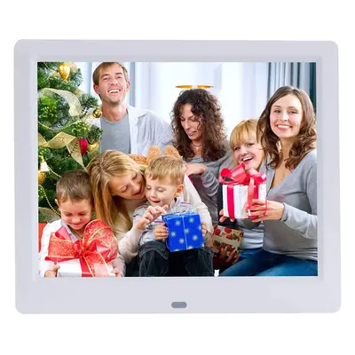 (10 Inch White) Digital Photo Frame Picture Video Playback Digital Picture Frames