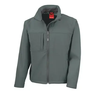 (S, Grey) Result Mens Classic Soft Shell Jacket