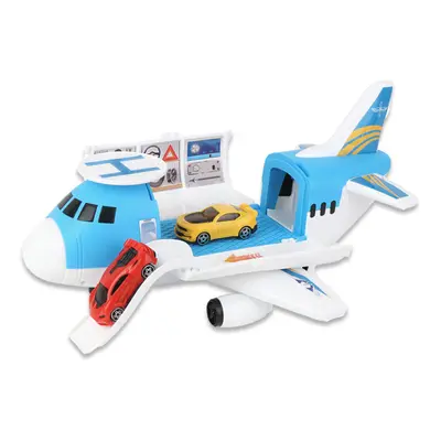 (3PCS) 3/7 Pcs Simulation Track Inertia Aircraft Large Size Passenger Plane Kids Airliner Model 