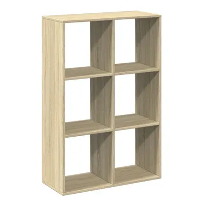 (sonoma oak, 69.5 x x 103.5 cm) vidaXL Room Divider Bookcase Book Rack Bookshelf Engineered Wood