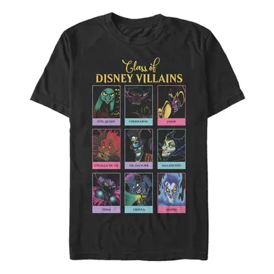 Disney Big Villains Year Book Men's Tops Short Sleeve Tee Shirt Black