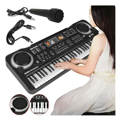 61 Keys Digital Music Electronic Keyboard Electric Piano Organ & Microphone Set